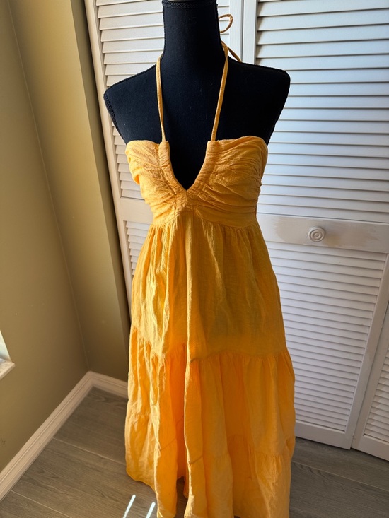 Blanco By Nature Dresses & Skirts - Sunshine Yellow Halter Maxi Dress